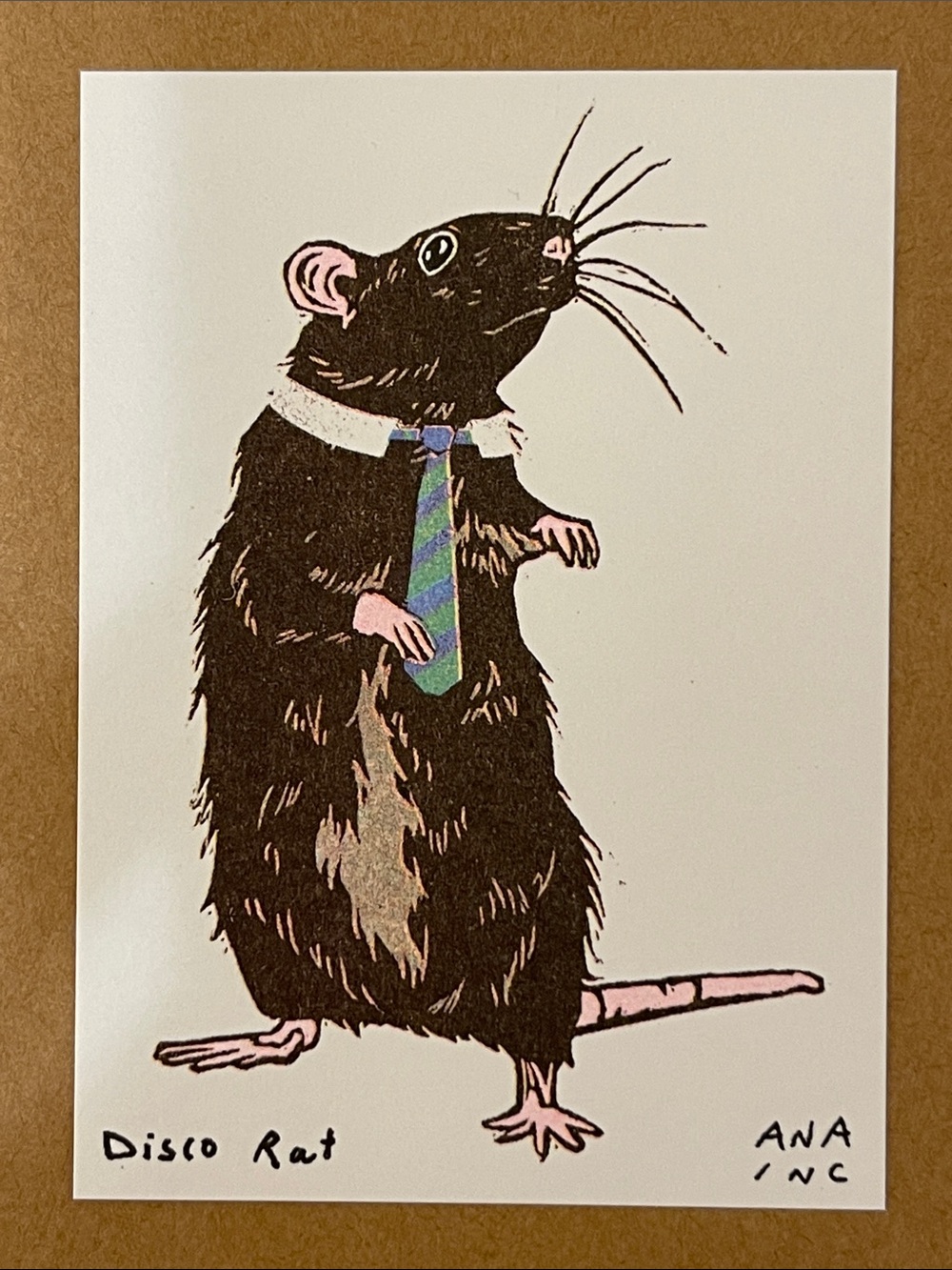 Anastasia Inciardi x Harry Styles Disco Rat Mini Print